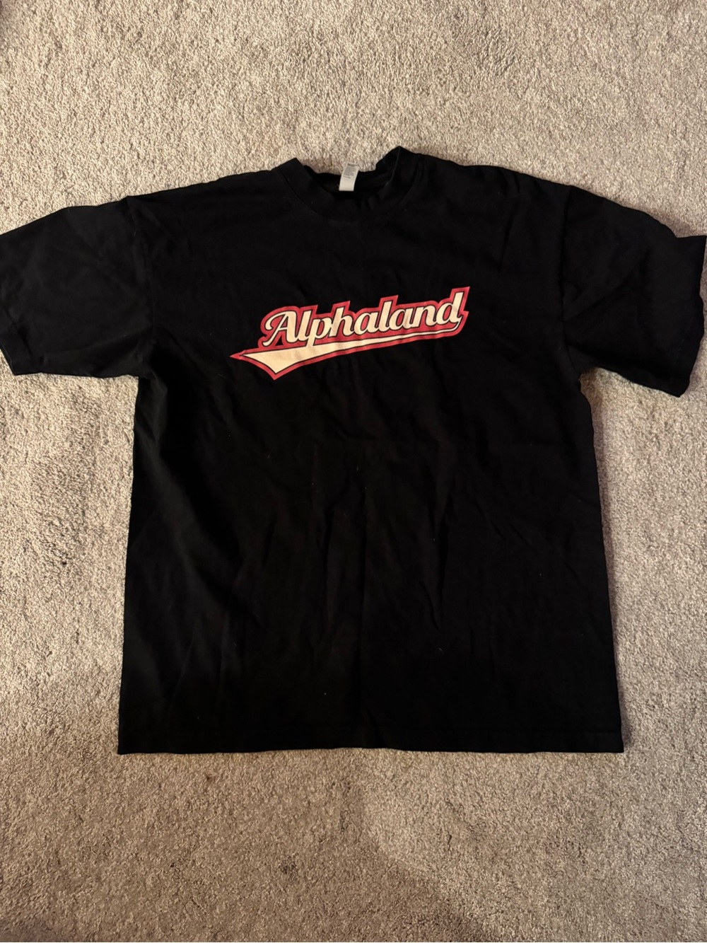 Alphalete alphaland Black Logo Graphic Tee